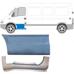 Priekšpuse durvju slieksnis priekš Renault Master 1998-2010 / Kreisā / Komplekts 9453
