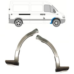 Priekšējā riteņa arka priekš Renault Master 1998-2010 / Kreisais+Labais / Komplekts 15356