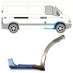 Slieksnis + priekšējā riteņa arka priekš Opel Movano 1998-2010 / Labā 15370