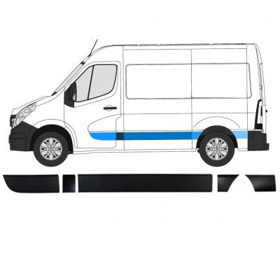 Sānu joslu komplekts priekš Renault Master Opel Movano Nv 400 2010- / Kreisā /  10894