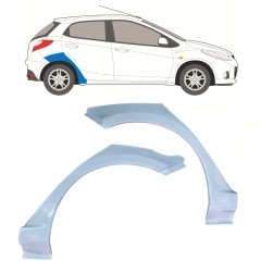 Aizmugurējā arka priekš Mazda 2 2007-2014 / Kreisais+Labais / Komplekts 12641