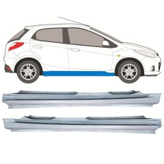 Pilns slieksnis priekš Mazda 2 2007-2014 / Kreisais+Labais / Komplekts 12440