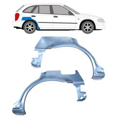 Aizmugurējā arka priekš Mazda 323F BJ 1998-2004 / Kreisais+Labais / Komplekts 9166