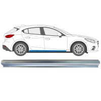 Slieksnis priekš Mazda 3 2013-2019 / Labā 16343