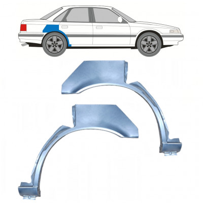 Aizmugurējā arka priekš Mazda 626 1988-1992 / Kreisais+Labais / Komplekts 9894