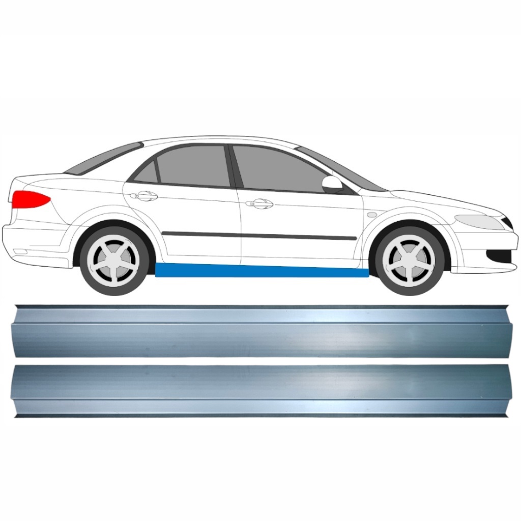 Slieksnis Priekš Mazda 6 Gg Gy 2002-2007 / Kreisais = Labais (Simetrisks) / Komplekts 9557