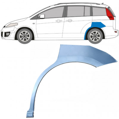 Aizmugurējā arka priekš Mazda 5 2005-2010 / Kreisā 5625