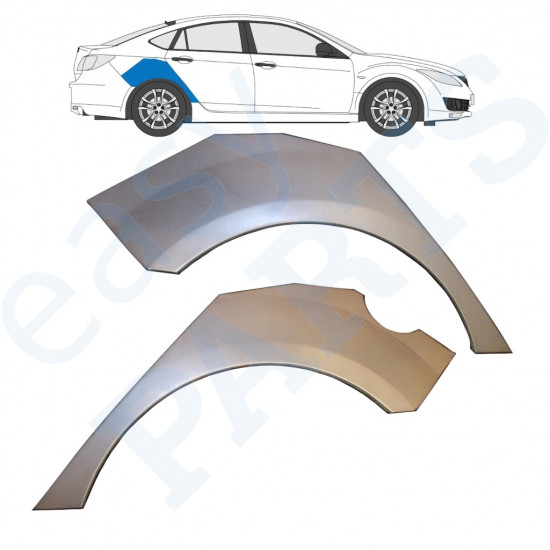 Aizmugurējā arka priekš Mazda 6 2007-2012 / Kreisais+Labais / Komplekts 9762