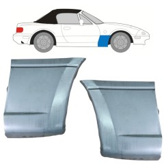 Priekšējā spārna daļa priekš Mazda MX-5 1989-1998 / Kreisais+Labais / Komplekts 9830
