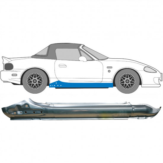 Pilns slieksnis priekš Mazda MX-5 1998-2005 / Labā 5927