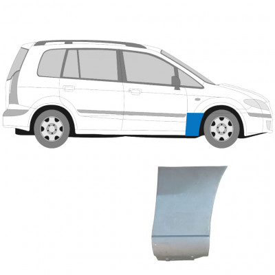 Priekšējā spārna daļa priekš Mazda Premacy 1999-2005 / Labā 8829