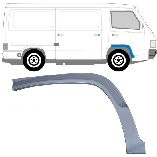 Priekšējā riteņa arka priekš Mercedes MB 100 1988-1996 / Labā 16859