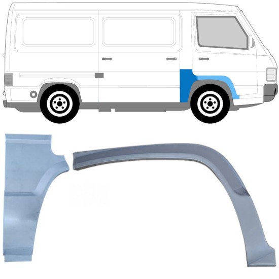 Remontdaļu komplekts priekš Mercedes MB 100 1988-1996 / Labā / 16965