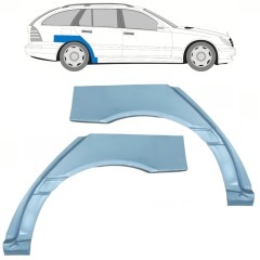 Aizmugurējā arka priekš Mercedes C-Class W203 2000-2007 / Kreisais+Labais / COMBI / Komplekts 9100