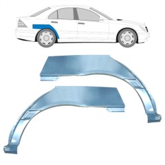 Aizmugurējā arka priekš Mercedes C-Class W203 2000-2007 / Kreisais+Labais / Komplekts 9176