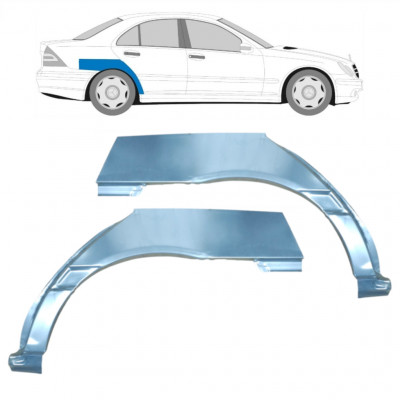 Aizmugurējā arka priekš Mercedes C-class 2000-2007 / Kreisais+Labais / Komplekts 9176