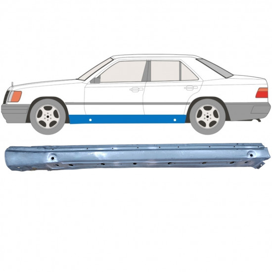 Pilns slieksnis priekš Mercedes W124 1984-1996 / Kreisā 8308