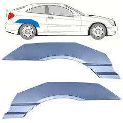 Aizmugurējā arka priekš Mercedes CL-Class 203 2000-2008 / Kreisais+Labais / Komplekts 10592