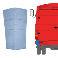 Aizmugurējais statņa stūris priekš Mercedes 406-608d 1968-1986 / Kreisā 11441
