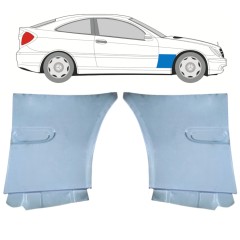 Priekšējā spārna daļa priekš Mercedes CL-Class 203 2000-2008 / Kreisais+Labais / Komplekts 12698