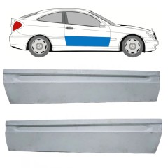 Durvju panelis priekš Mercedes CL-Class 203 2000-2008 / Kreisais+Labais / Komplekts 10689
