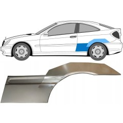Aizmugurējā arka priekš Mercedes CL-Class 203 2000-2008 / Kreisā / Komplekts 10008