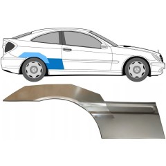 Aizmugurējā arka priekš Mercedes CL-Class 203 2000-2008 / Labā / Komplekts 10007