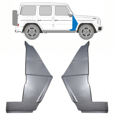 Priekšējā spārna daļa priekš Mercedes G-Class 1979- / Kreisais+Labais / Komplekts 10714