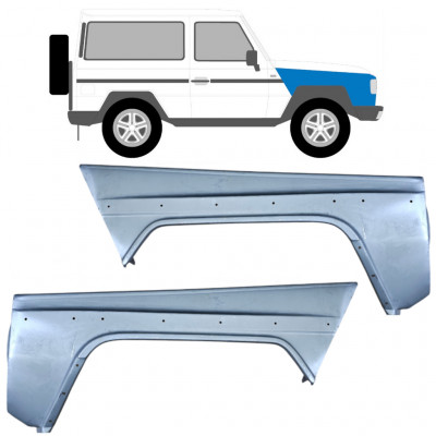 Priekšējais spārns priekš Mercedes G-Class 1979-1992 / Kreisais+Labais / Komplekts 9182