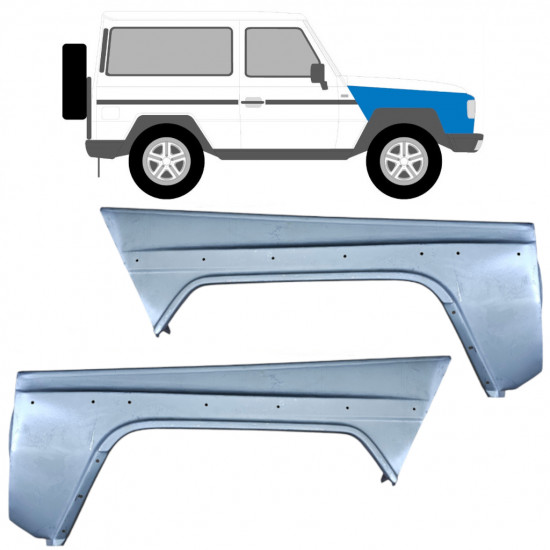 Priekšējais spārns priekš Mercedes G-Class 1979-1992 / Kreisais+Labais / Komplekts 9182