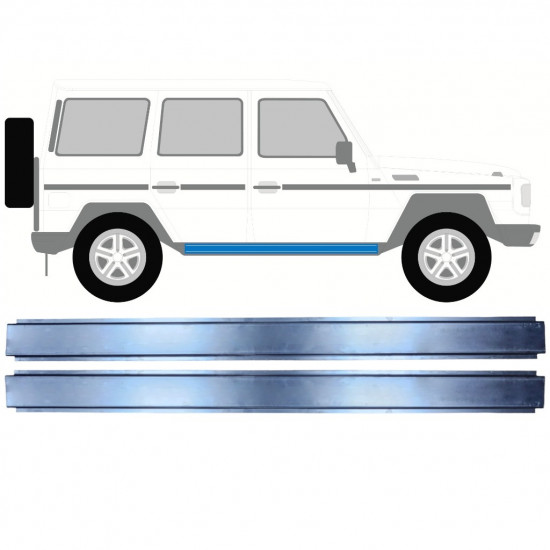 Iekšējais slieksnis priekš Mercedes G-Class 1979- / Kreisais = Labais (simetrisks) / Komplekts 11769