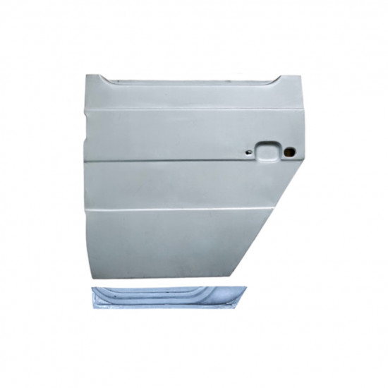 Aizmugurējo durvju iekšējā un ārējā daļa priekš Mercedes G-Class W460 W461 W463 1979- / Kreisā / Komplekts 12038