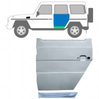 Aizmugurējo durvju iekšējā un ārējā daļa priekš Mercedes G-Class W460 W461 W463 1979- / Kreisā / Komplekts 12038