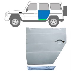 Aizmugurējo durvju iekšējā un ārējā daļa priekš Mercedes G-Class W460 W461 W463 1979- / Kreisā / Komplekts 12038