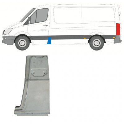 Centrālais statnis priekš Mercedes Sprinter 2006- / Kreisā 7411