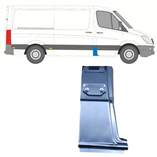 Centrālais statnis priekš Mercedes Sprinter 2006- / Labā 7412