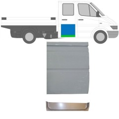 Aizmugurējo durvju panelis priekš Mercedes Sprinter 1995-2006 / Kreisais = Labais (simetrisks) / Komplekts 10483