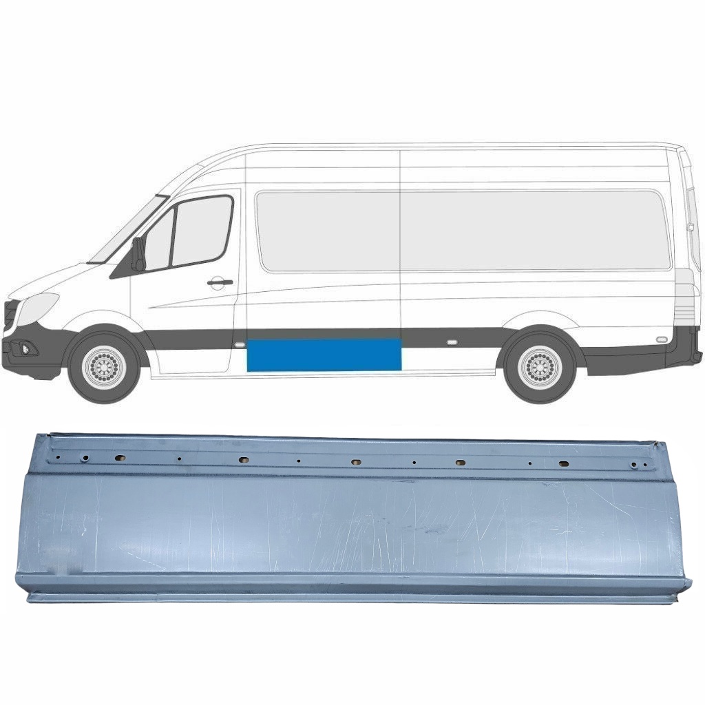 Sānu Daļa Priekš Mercedes Sprinter 2006- / Kreisā 5969