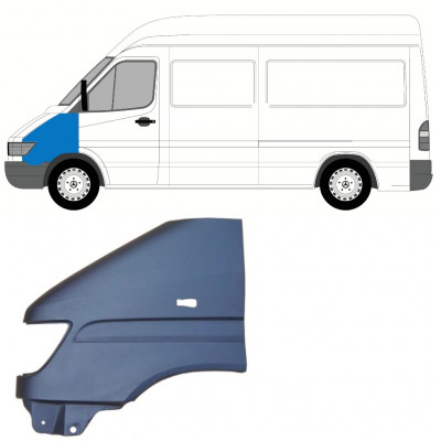 Priekšējais spārns priekš Mercedes Sprinter 1995-2000 / Kreisā 7393