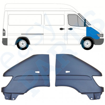 Priekšējais spārns priekš Mercedes Sprinter 1995-2000 / Kreisais+Labais / Komplekts 9741