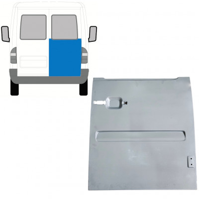 Aizmugurējo durvju augsta daļa priekš Mercedes Sprinter 1995-2006 / Labā 7418
