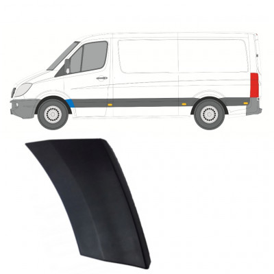 Priekšējā spārna sānu josla priekš Mercedes Sprinter 2006- / Kreisā 9007