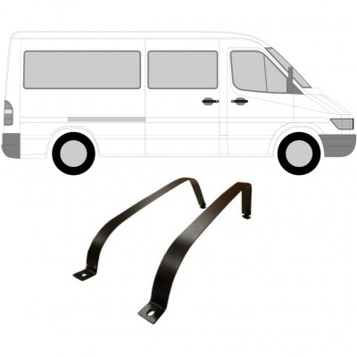 Degvielas tvertnes kronšteini priekš Mercedes Sprinter 1995-2006 6758