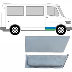 Priekšpuse durvju iekšējais un ārējais panelis priekš Mercedes T1 207-410 1977-1995 / Labā / Komplekts 5233