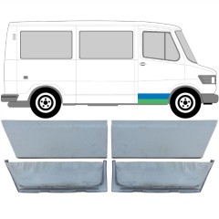 Priekšpuse durvju panelis priekš Mercedes T1 207-410 1977-1995 / Komplekts 11851