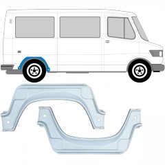 Aizmugurējā riteņa iekšējā arka priekš Mercedes T1 207-410 1977-1995 / Kreisais+Labais / Komplekts 9563