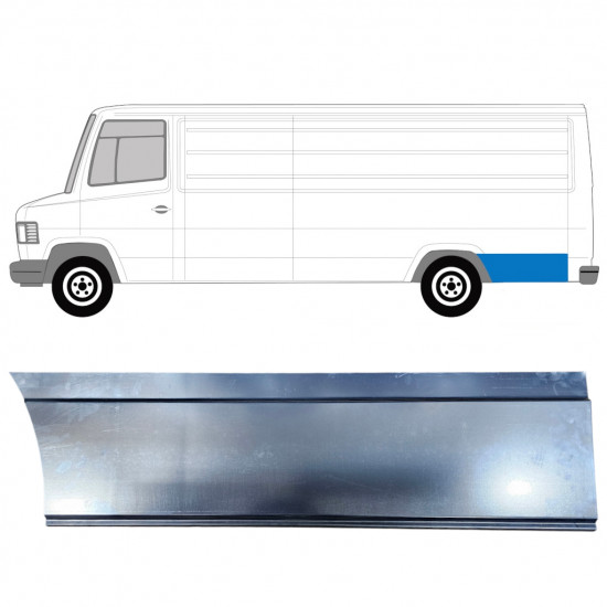 Aizmugurējā arka priekš Mercedes T2 1986-1996 / Kreisā 8013