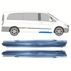 Priekšpuse durvju slieksnis priekš Mercedes Vito W639 2003-2014 / Kreisais+Labais / Komplekts 9785