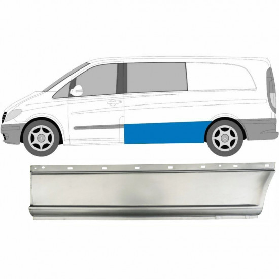 Sānu daļa priekš Mercedes Vito 2003-2014 / LWB / Kreisā 7460