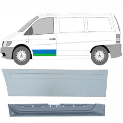 Priekšpuse durvju iekšējais un ārējais panelis priekš Mercedes Vito I W638 1996-2003 / Kreisā / Komplekts 9790